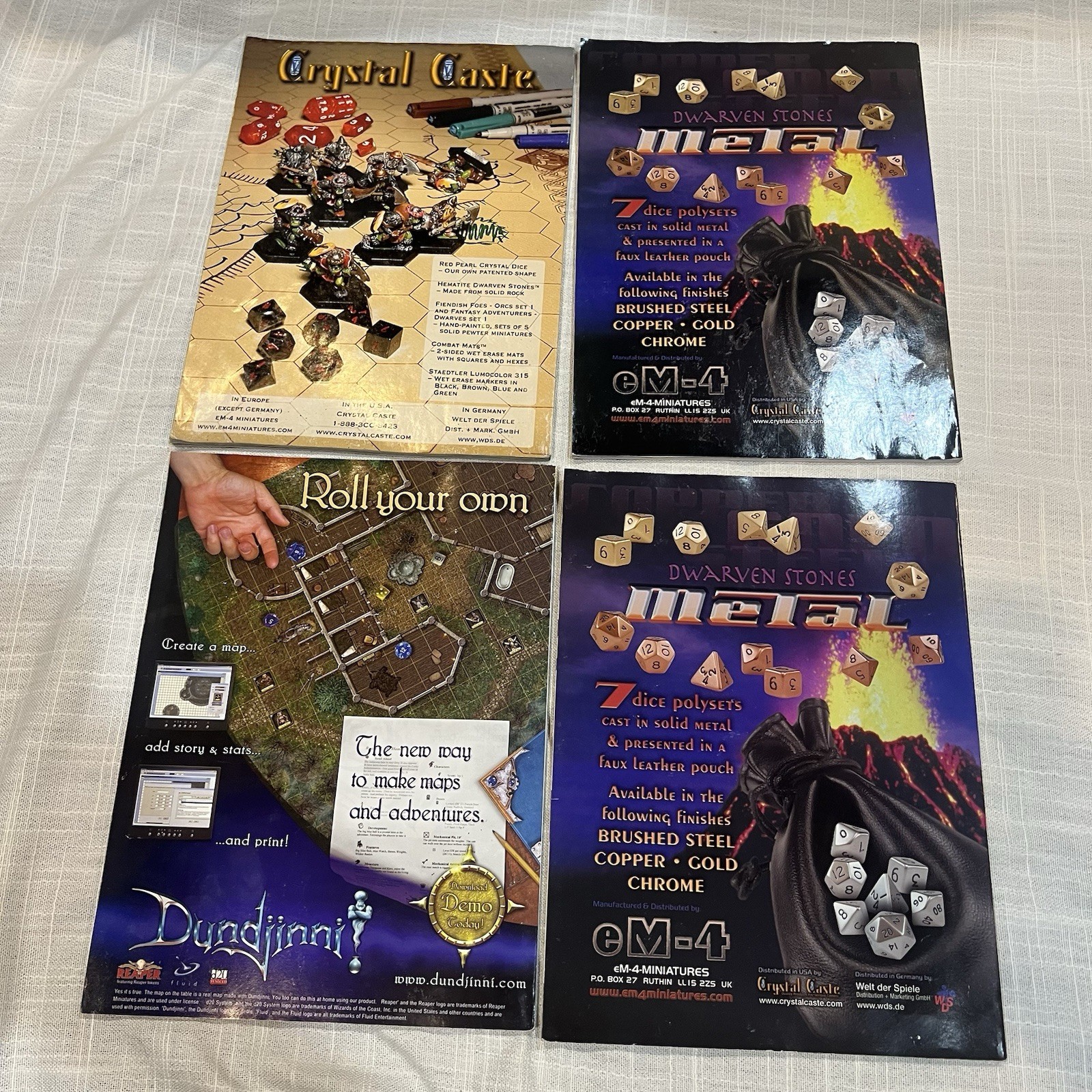 Dragon Dungeon Magazine 18 Piece LOT D&D RPG Wizards 2000s + Various Map Inserts
