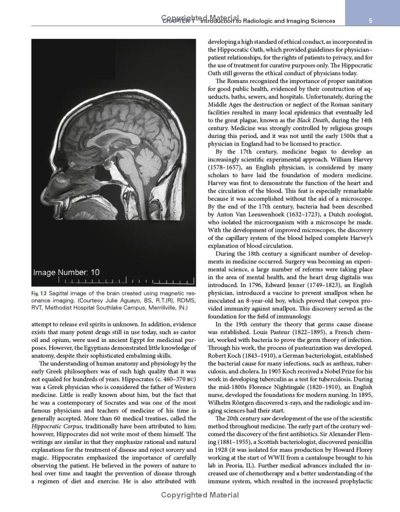 Introduction to Radiologic & Imaging Sciences & Patient Care