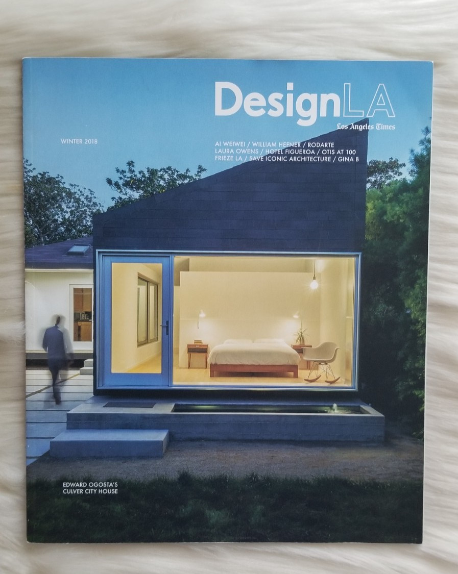 DESIGN LA MAGAZINE WINTER 2018 LOS ANGELES TIMES AI WEIWEI LAURA & KATE MULLEAVY