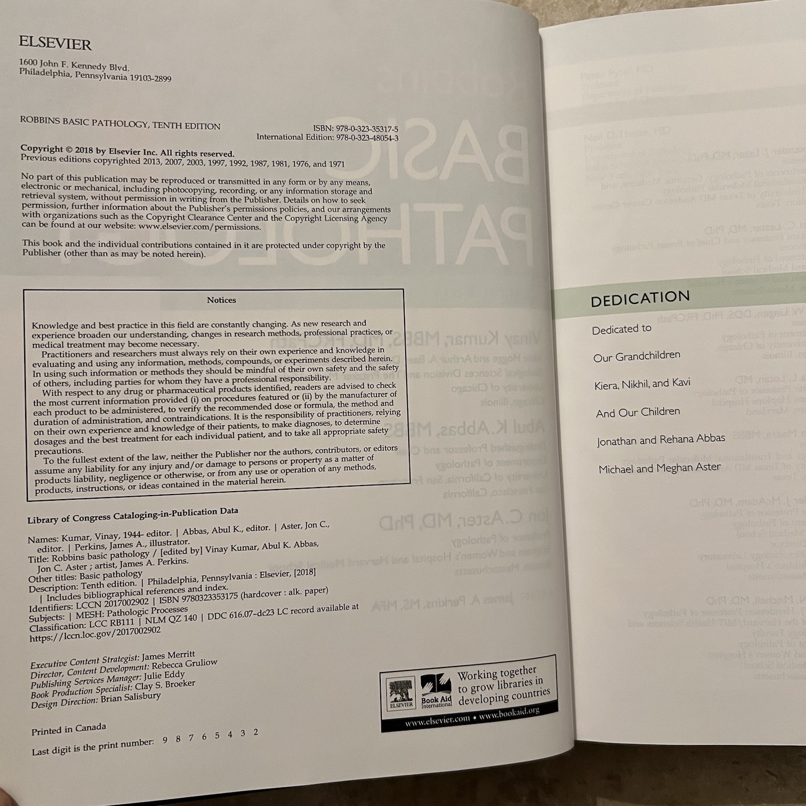 Robbins Basic Pathology 10th Edition Kumar Abbas Aster With Unscratched Code