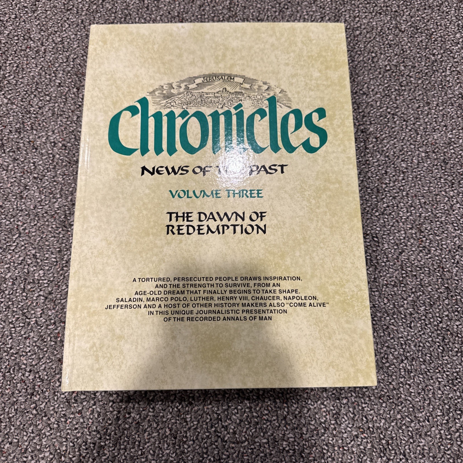 Chronicles: News of the Past – 3 Volume Set Hardcover Ktav Publishing House 2021