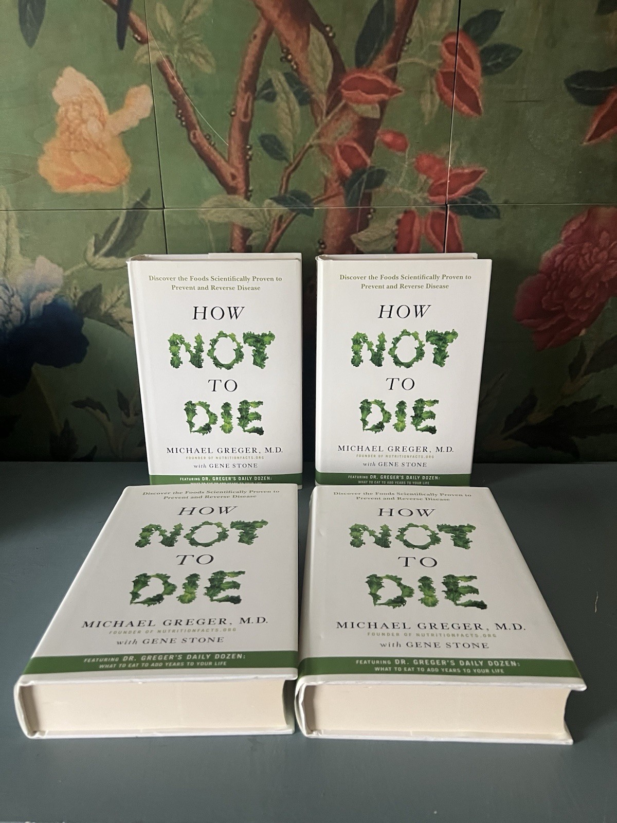How Not to Die: Discover the Foods… Michael Greger Lot of 4 Hardcover Books