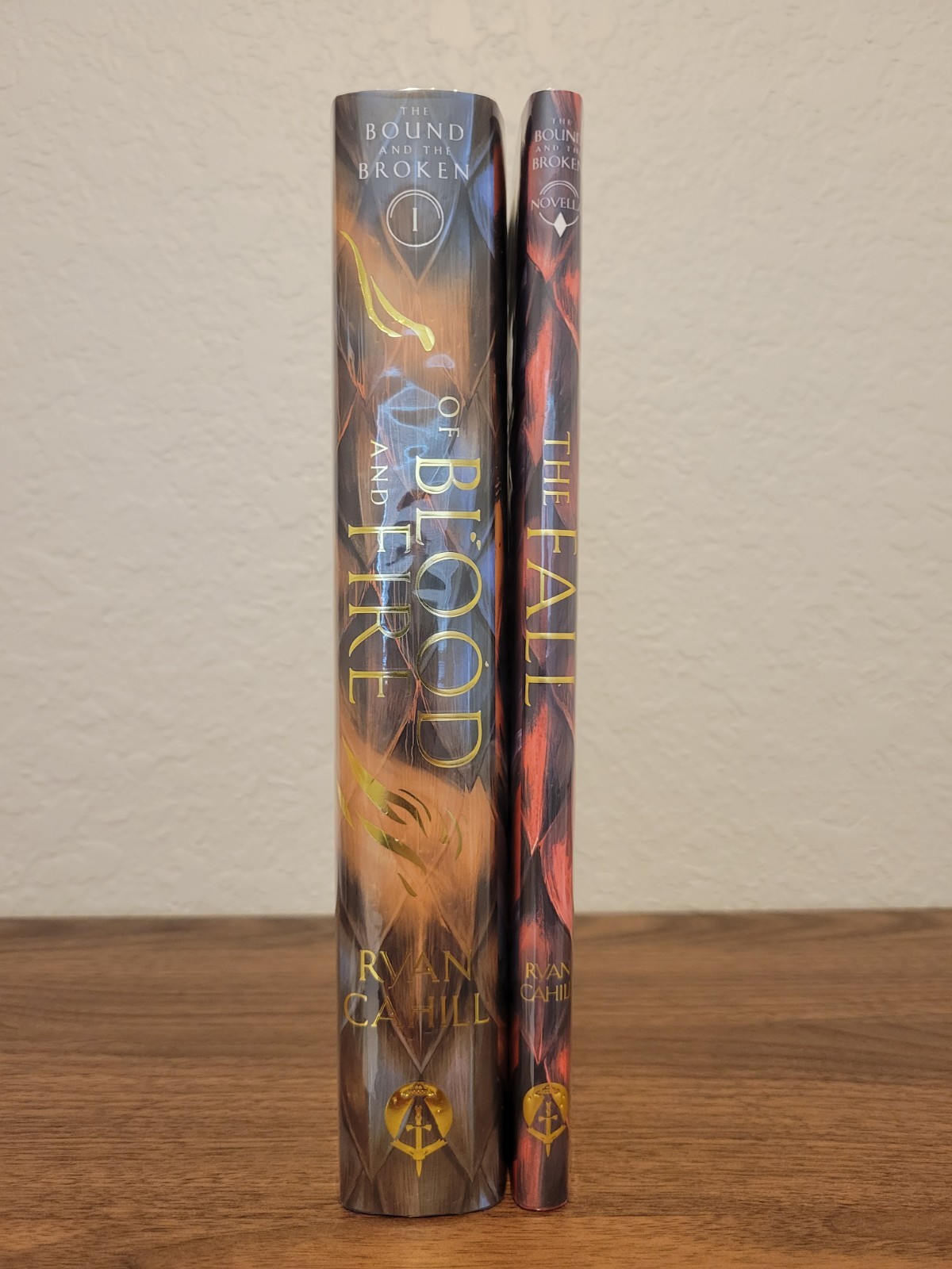 Of Blood And Fire & The Fall By Ryan Cahill Inkstone SIGNED & Numbered Matching