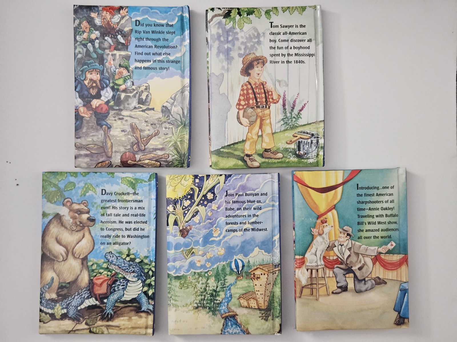 VTG Tormont 1998 American Classics Collection 5 Mini Books Illustrated For Kids