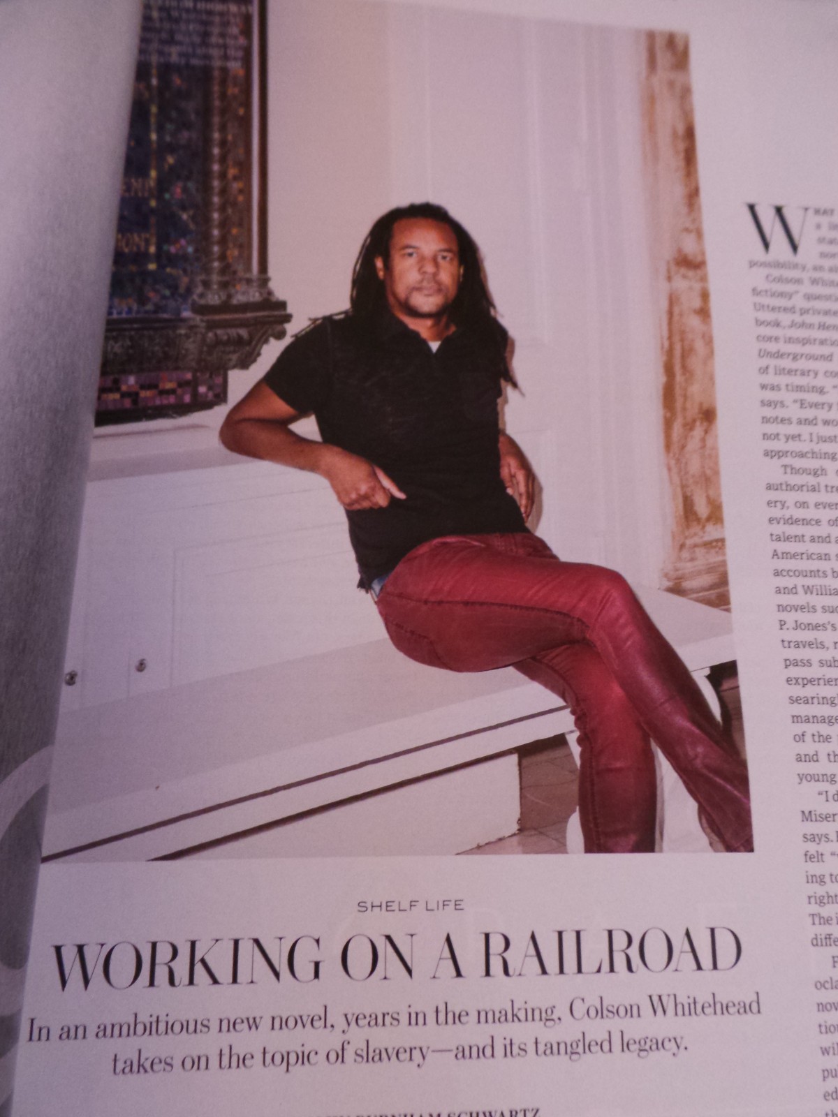 WSJ magazine Sept 2016 Shane Smith Living Large; Virgil Abloh; Colson Whitehead
