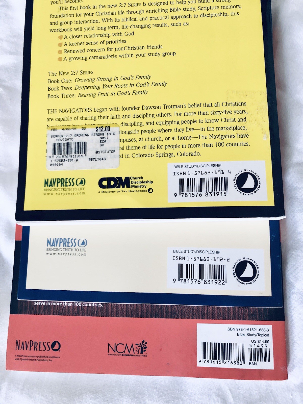 Navigators 2.7 Series Paperback Books In God’s Family 1,2,3