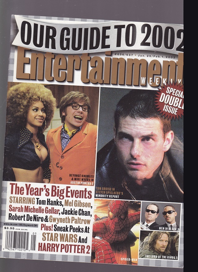 ENTERTAINMENT WEEKLY-MAGAZINE-#636/637-JAN.25/FEB 1, 2002-110 PAGES