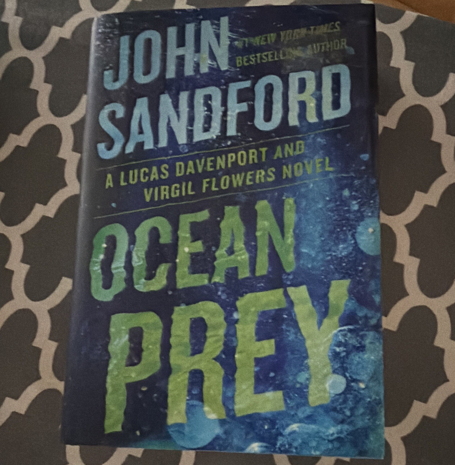 John Sandford Ocean Prey Hardcover w/ Dust Jacket Lucas Davenport Thriller