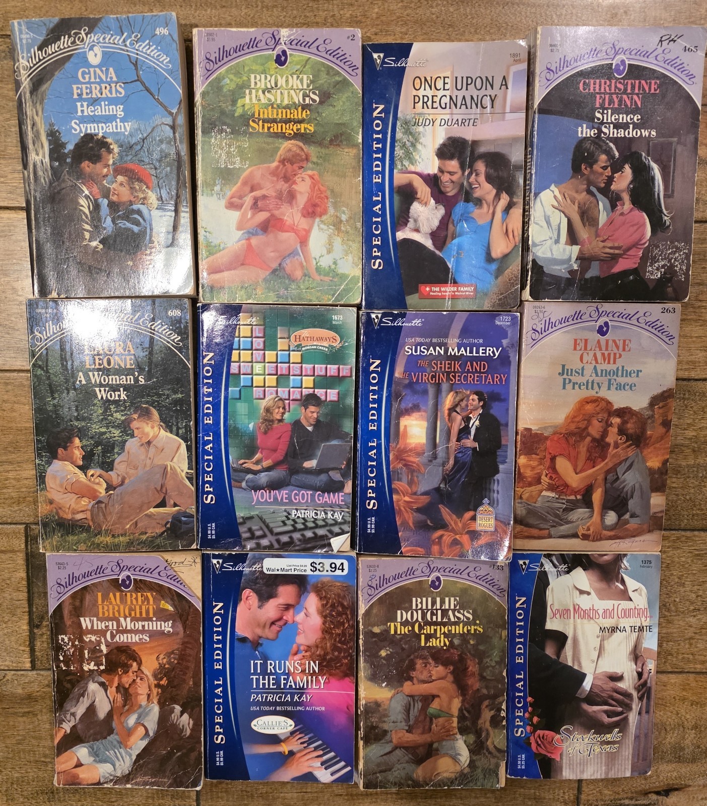 Silhouette Special Edition Lot Of 12 Paperback Books 80s-2000s