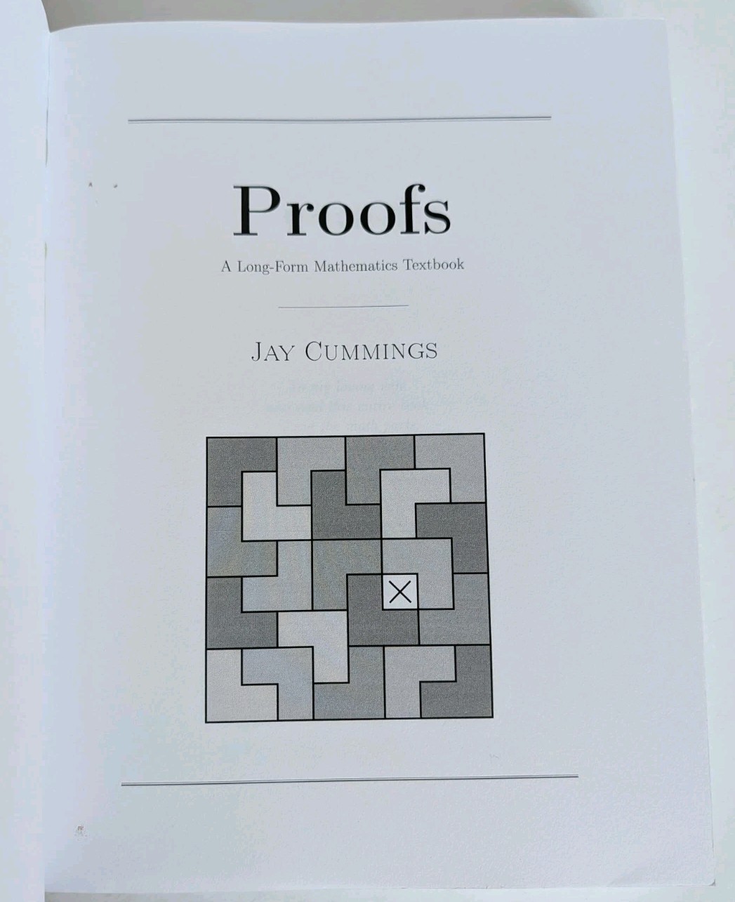 Proofs: A Long-Form Mathematics Textbook By Jay Cummings