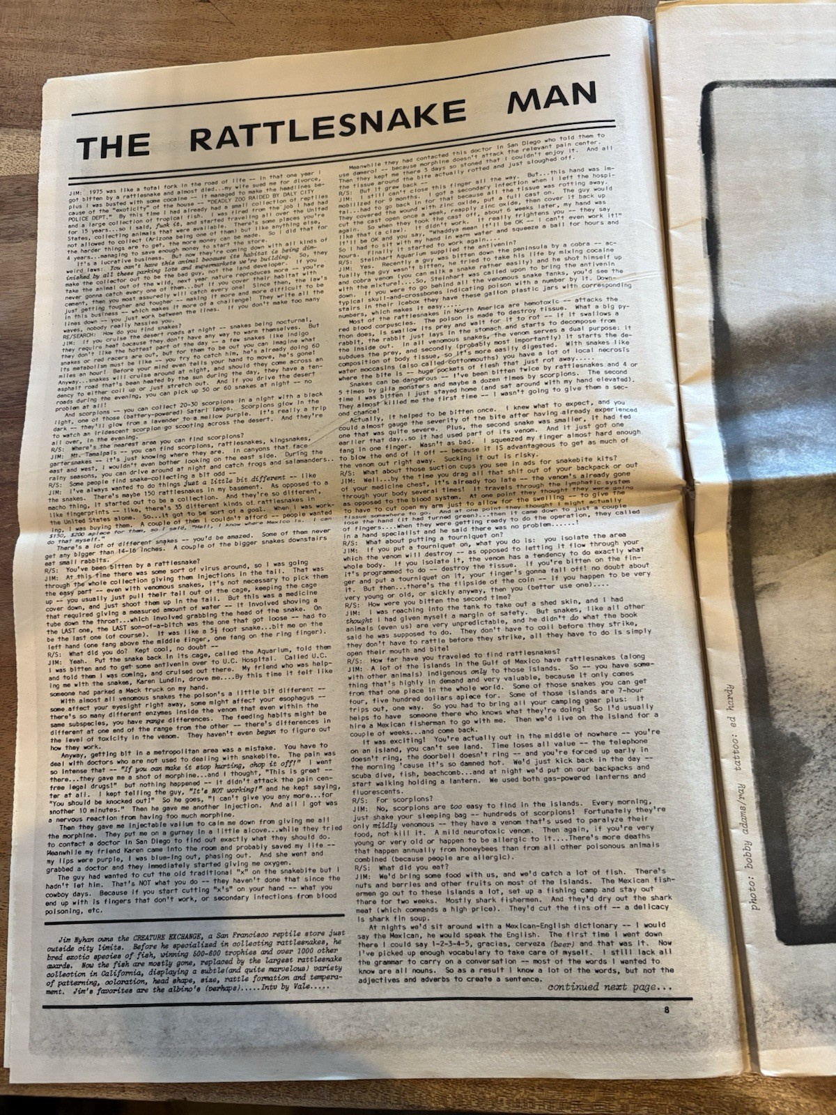 Research 3 2nd print 1988 SIGNED V. Vale Fela Kuti Kathy Acker Flipper Feelies