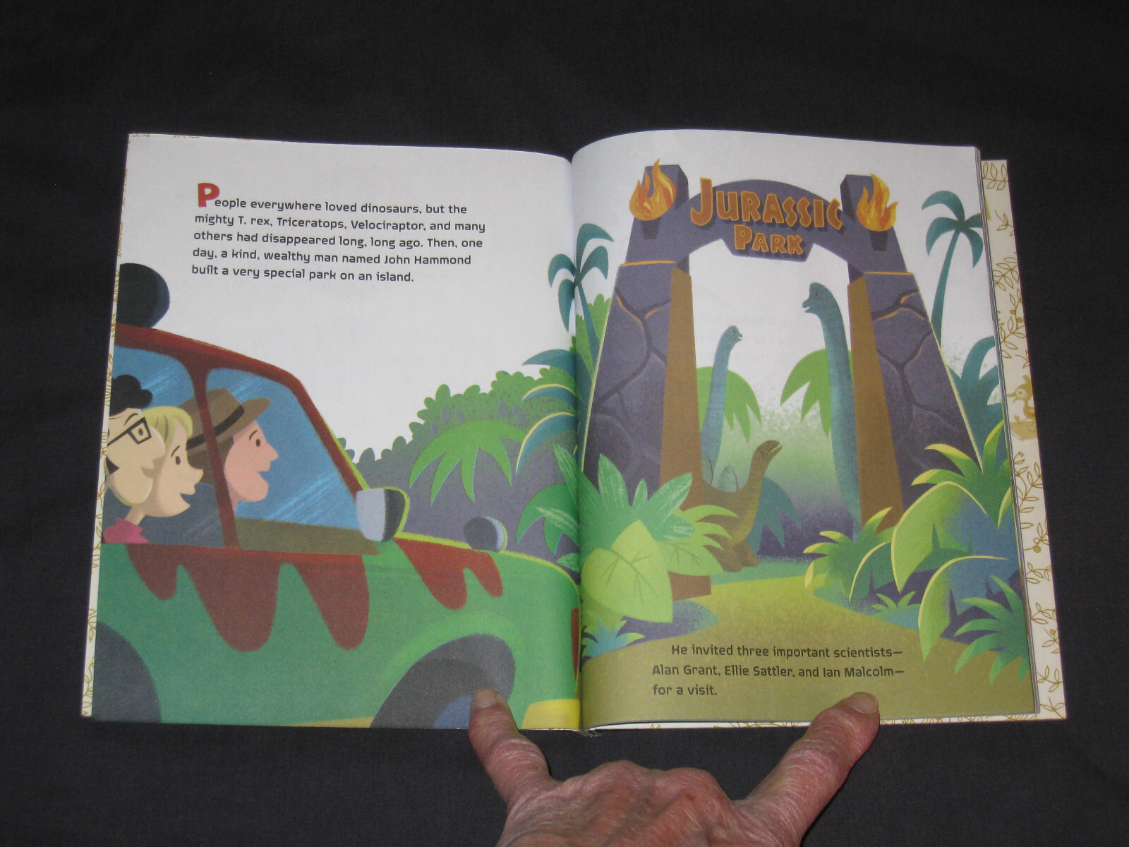 Little Golden Book Jurassic Park