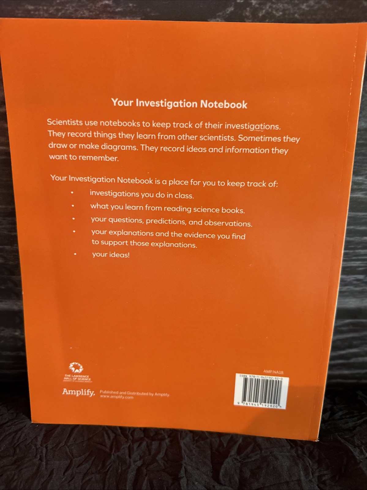 Amplify Science, The Earth System, Teacher’s Guide & Investigation Notebook Set