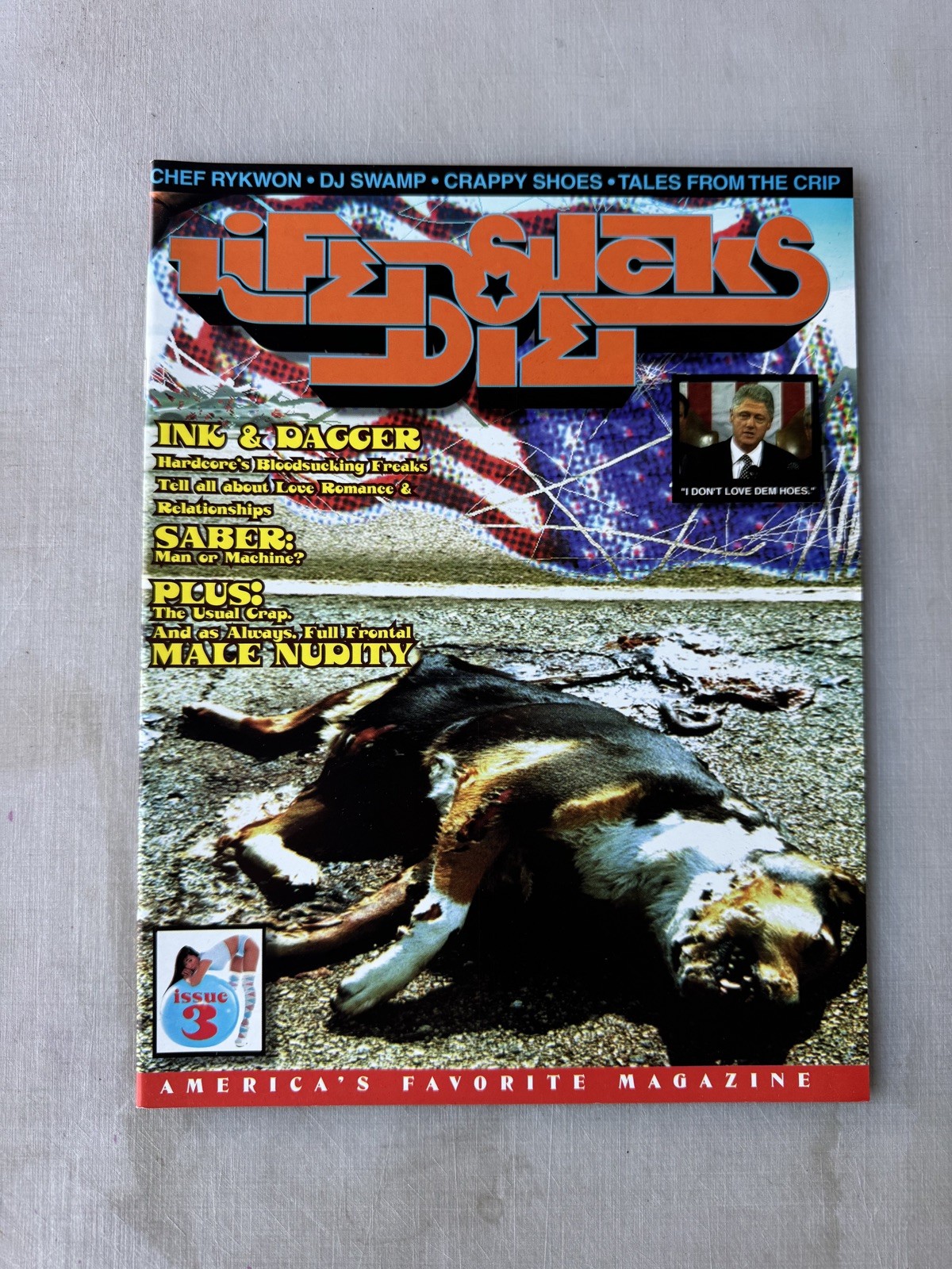 LIFE SUCKS DIE MAGAZINE ISSUES 3-4-5, RARE & ESSENTIAL GRAFFITI ART ZINE!!