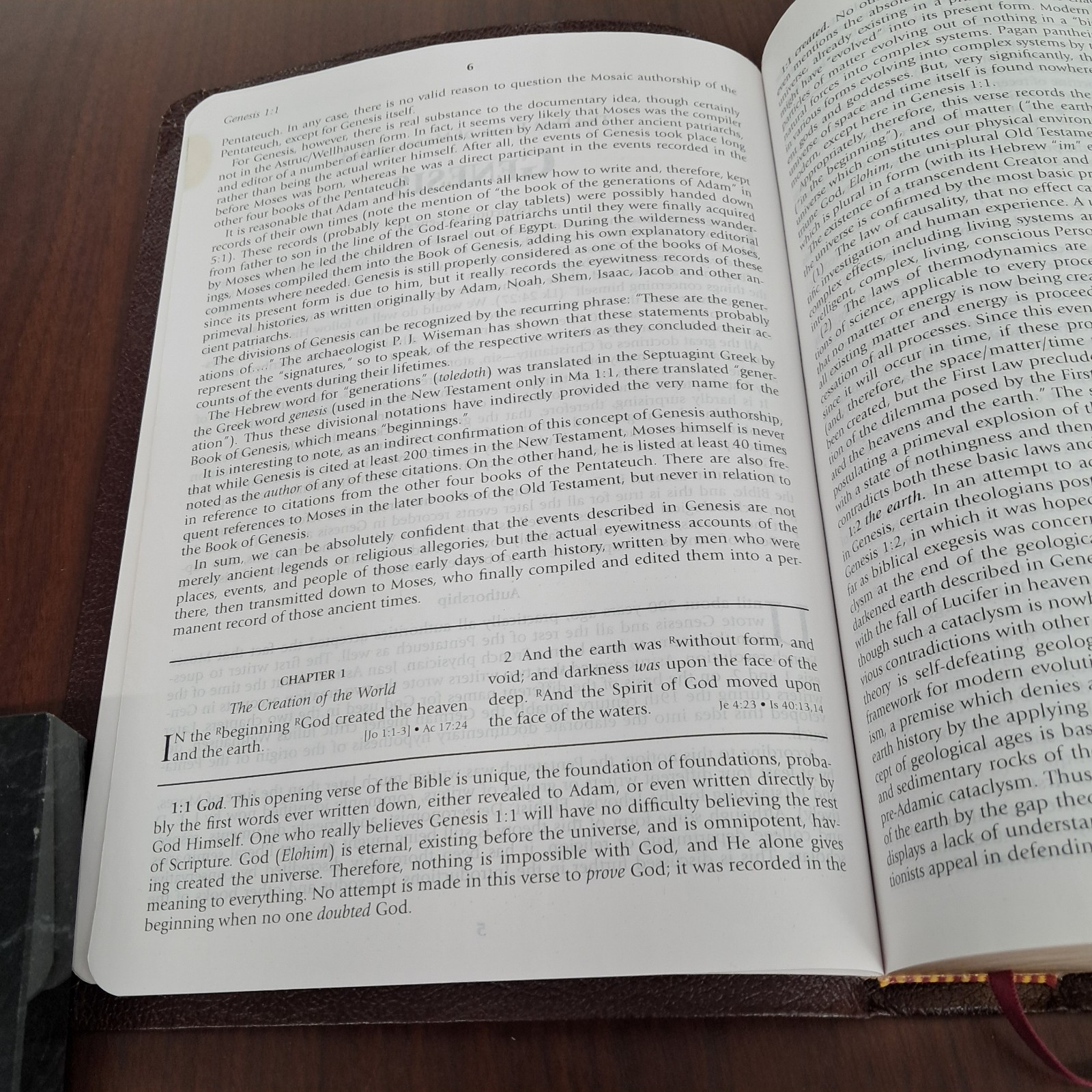 THE NEW DEFENDERS STUDY BIBLE WORLD 2006 HENRY MORRIS RED LTR LEATHER BOUND KJV