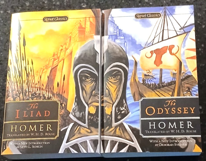 Two Paperback Set: Homer The Iliad & The Odyssey.