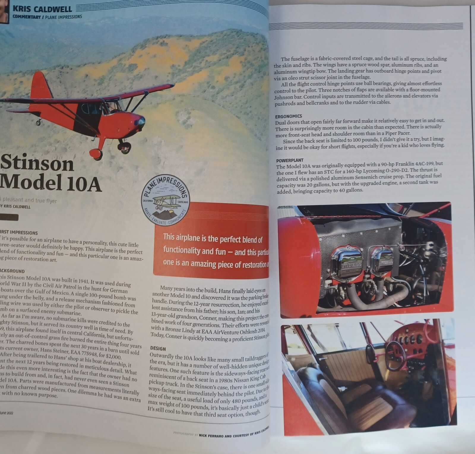 EAA Sport Aviation Magazine 2023,2022,2021,2020,2019 The Spirit of Aviation