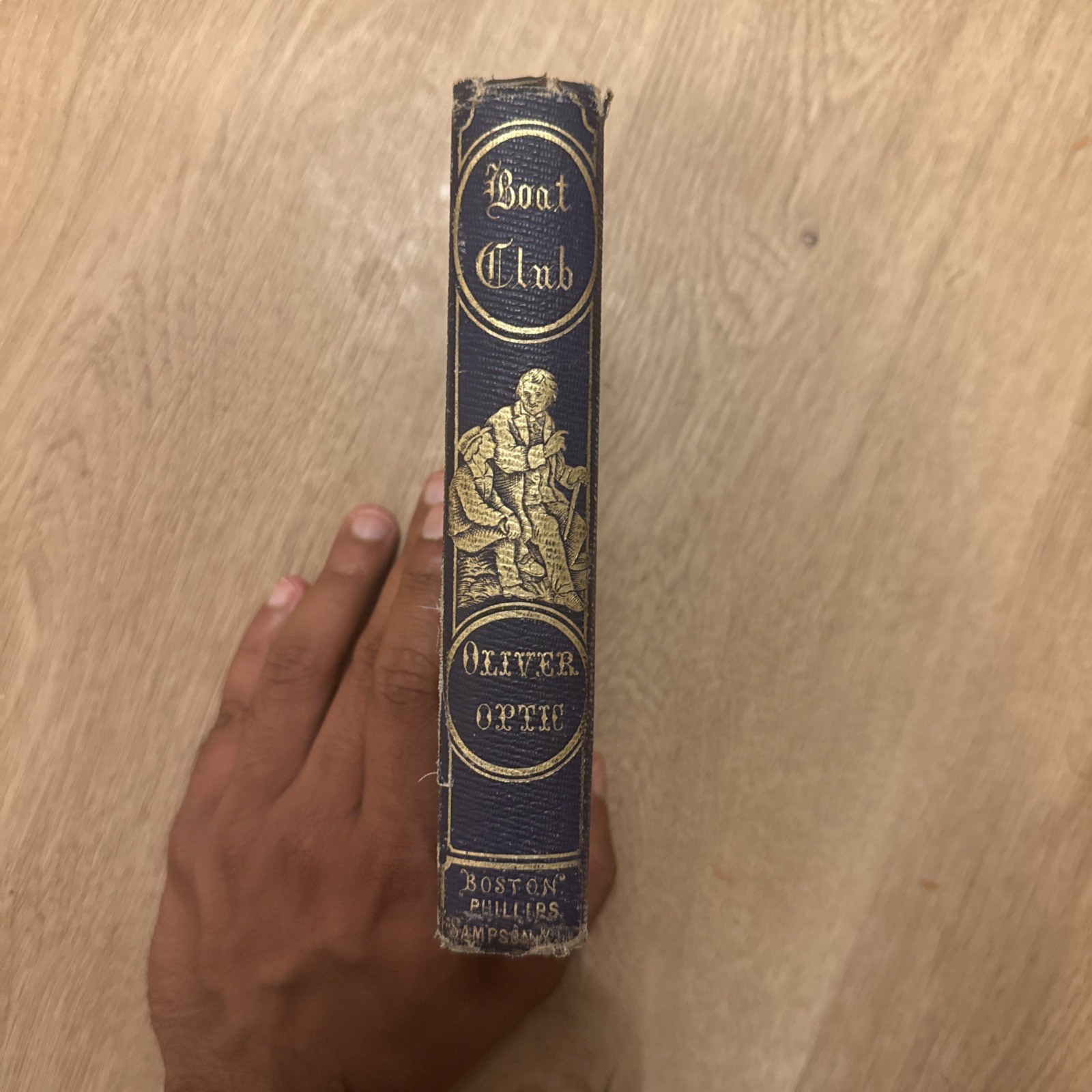 Oliver Optic THE BOAT CLUB Lee and Shepard First Edition 1859 NICE Boys Book