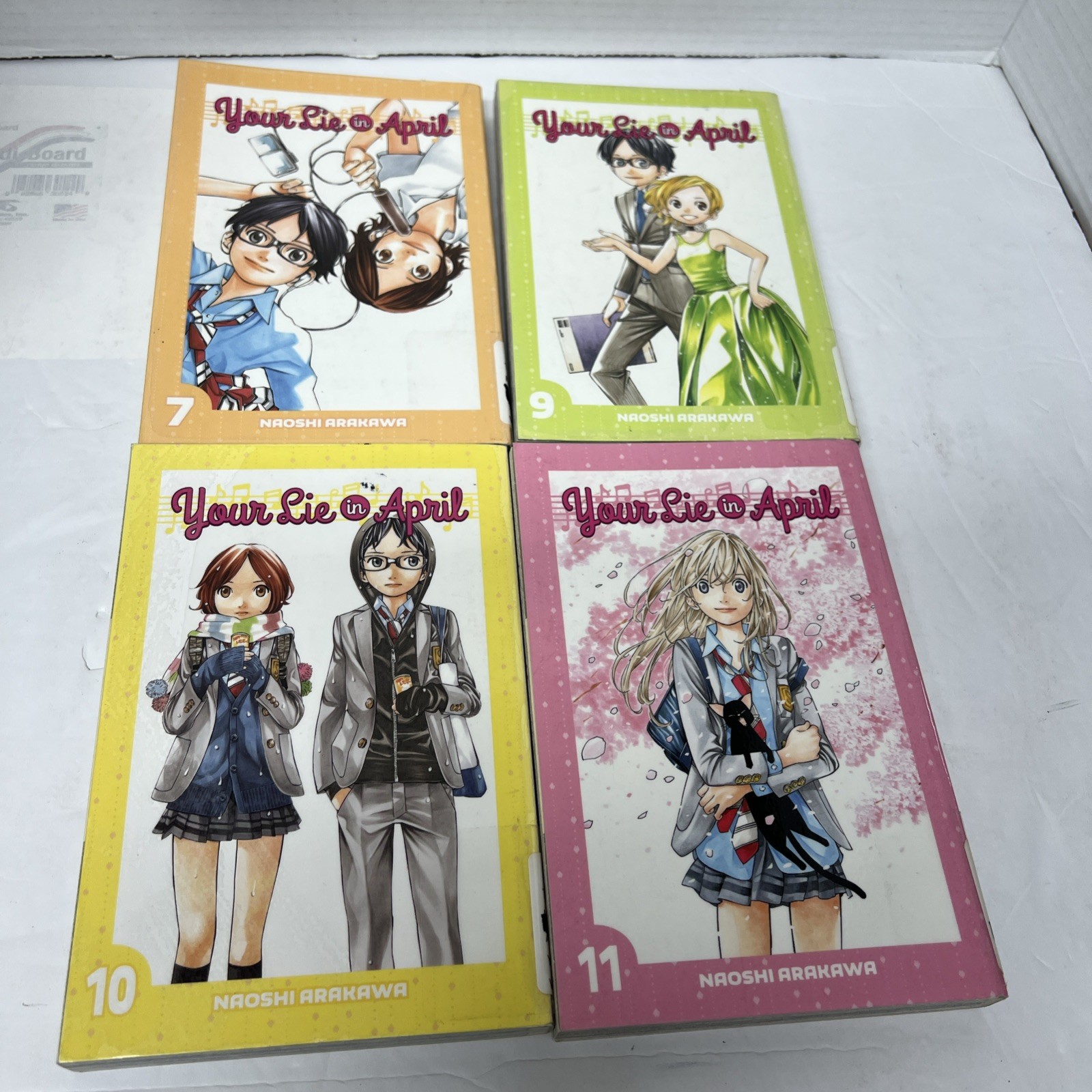 Your Lie In April Vol 7,9,10,11 Manga, Paperback Naoshi Arakawa 📚