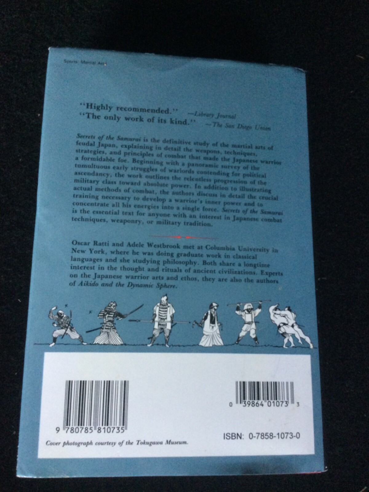 Secrets of Samurai by Oscar Ratti and Adele Westbrook, Hardback Very Good