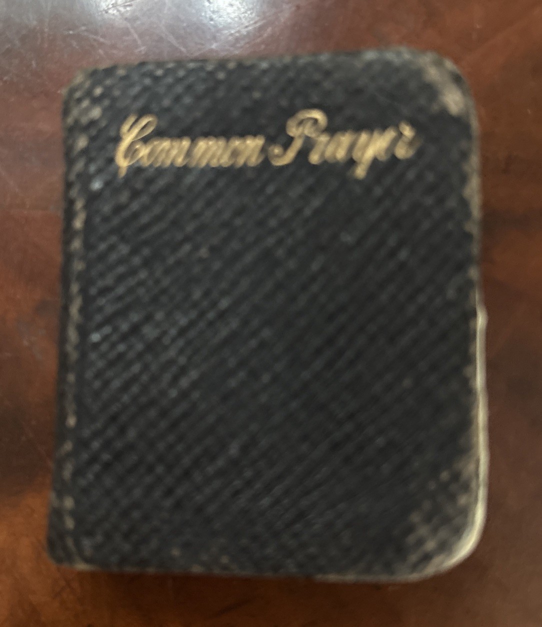 c1900 Miniature Book Common Prayer & Psalms 5cm x 4cm