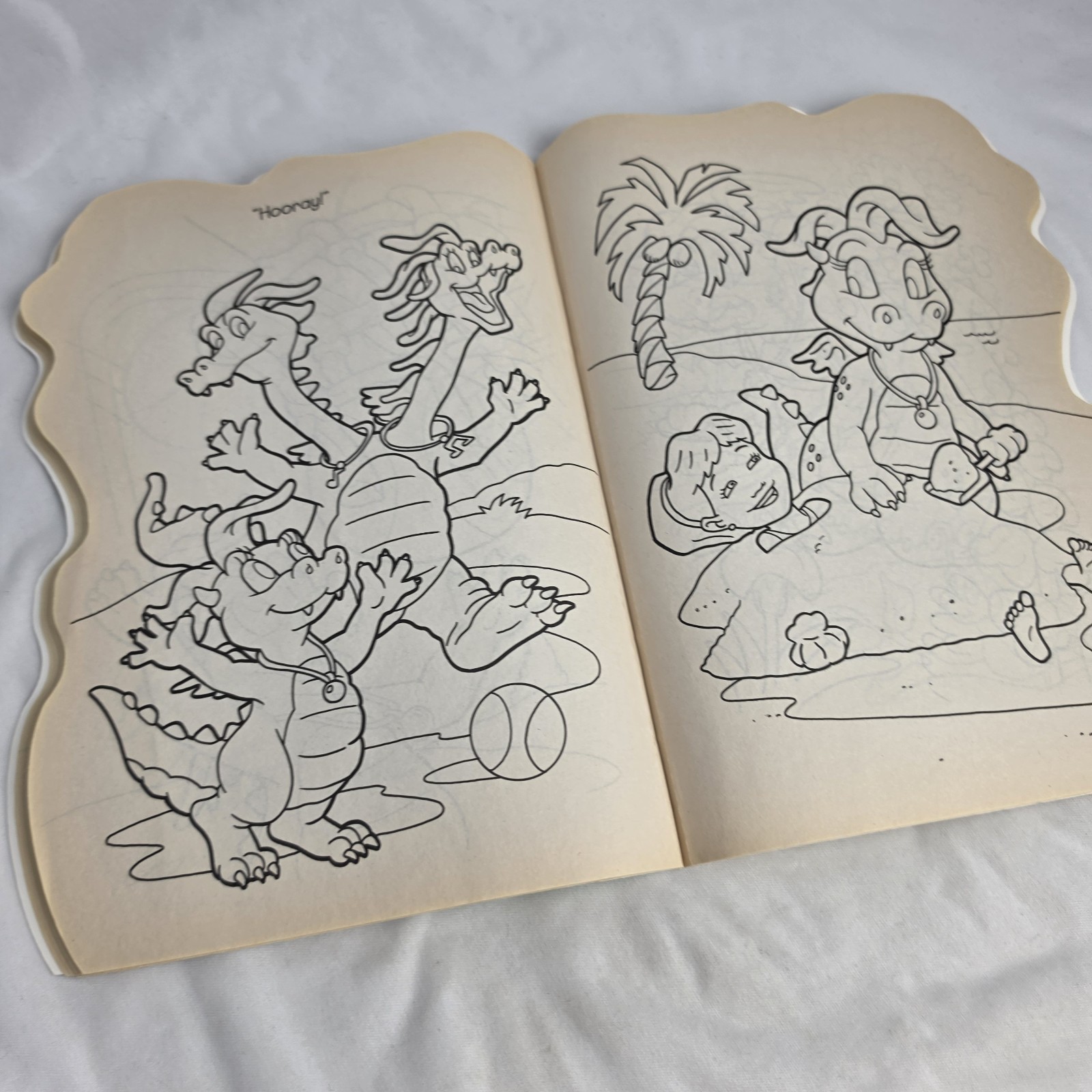 Vintage Y2K Dragon Tales All About Cassie Coloring Book 2002 NOS Unused
