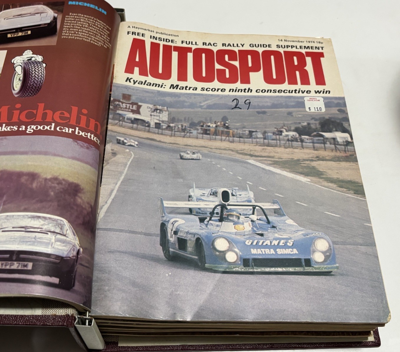 October 1974 – March 1975 AUTOSPORT Magazines (14) In Custom Binder