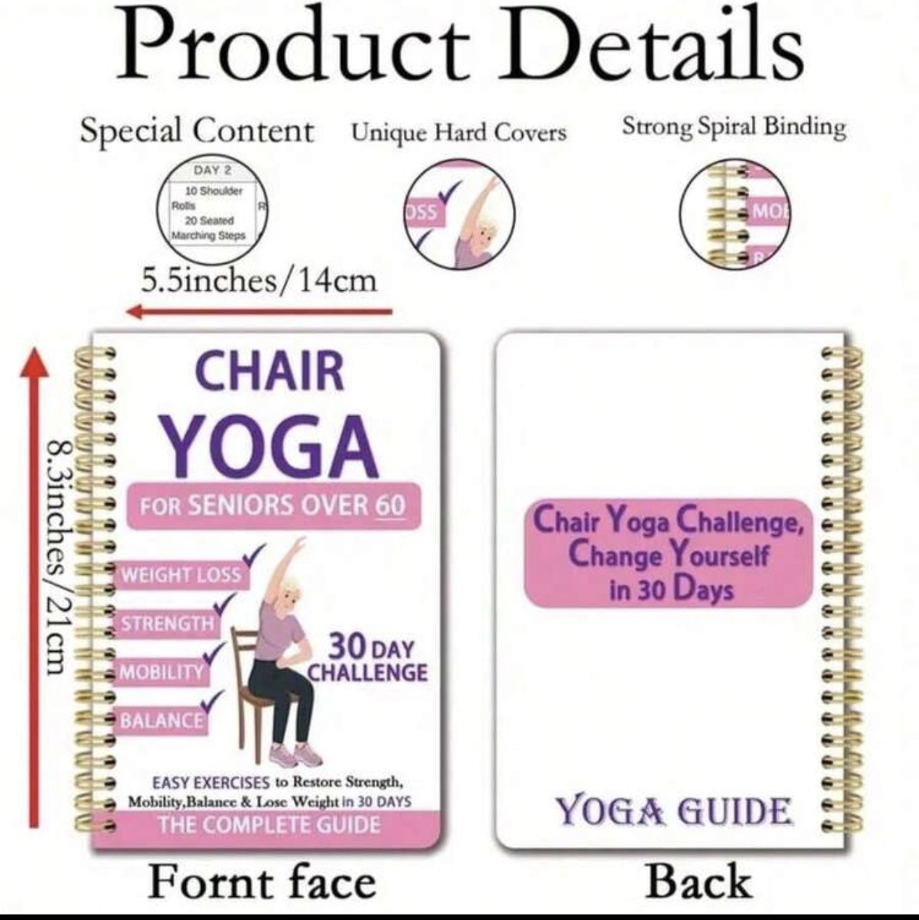 Chair Yoga for Weight Loss: a Collection of 50+ Low-Impact Exercises for Seniors