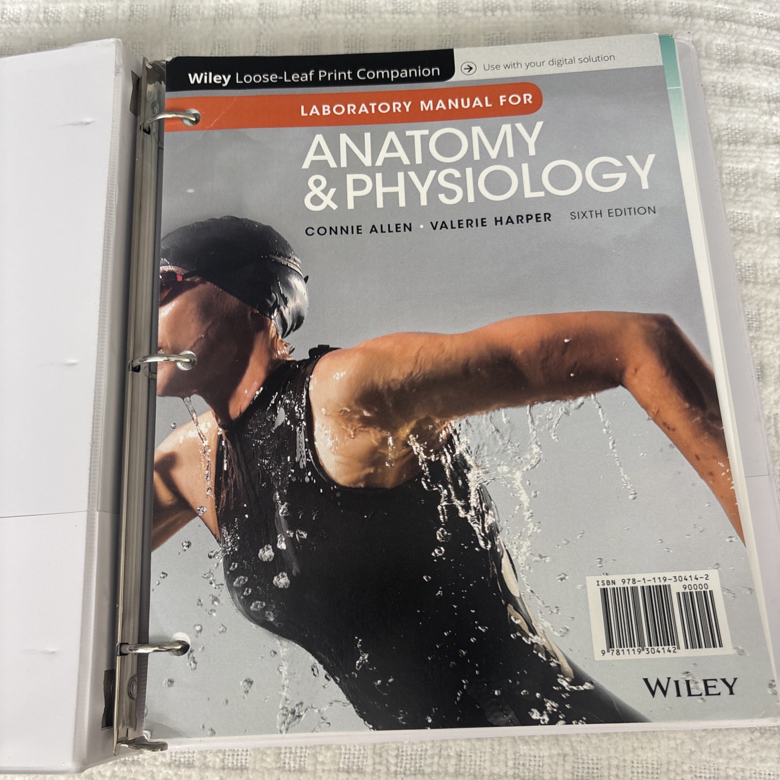 Laboratory Manual for Anatomy and Physiology, 6e Loose-Leaf Print Co – VERY GOOD