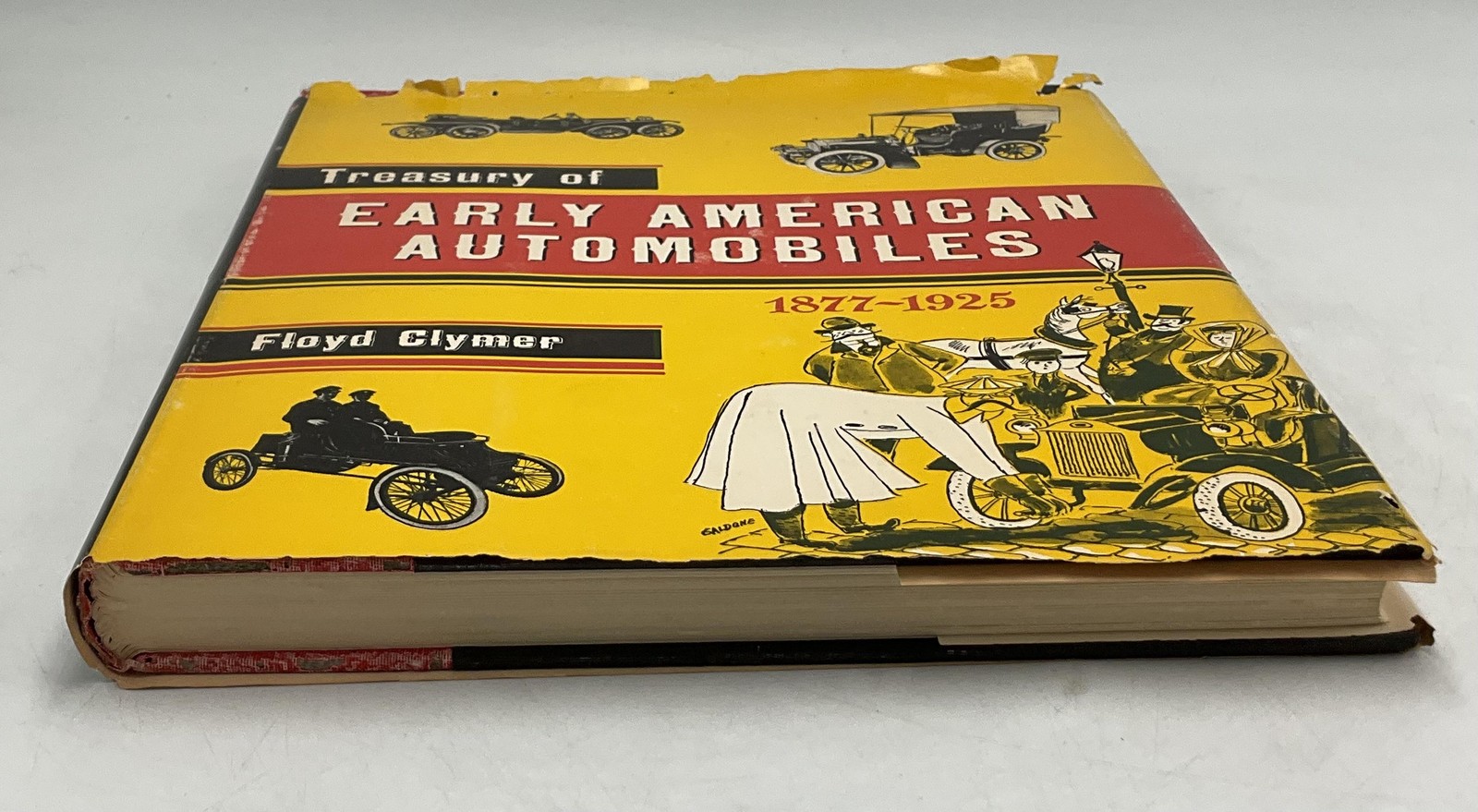 VINTAGE TREASURY OF EARLY AMERICAN AUTOMOBILES 1877-1925 BONANZA DJ HC