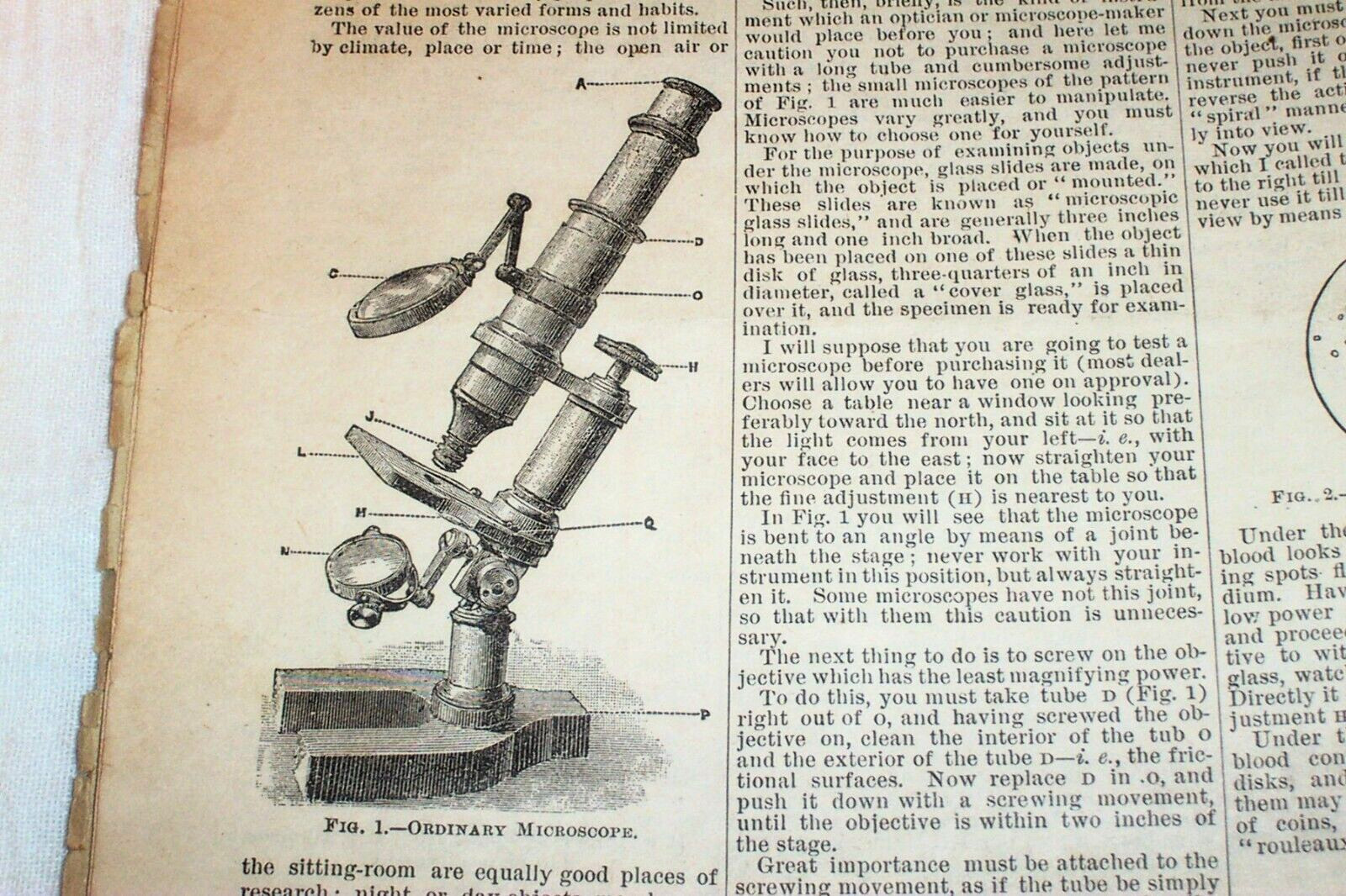 1889 Story Paper Children Halloween Games Astrology Fortune Telling Microscope