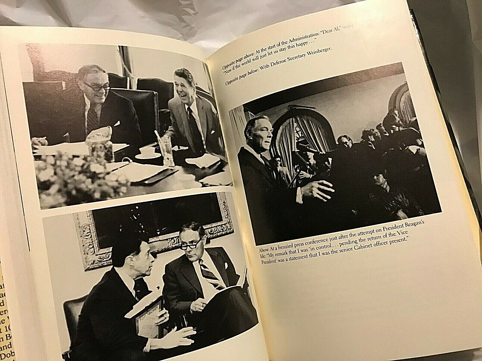 Alexander M. Haig, Jr. CAVEAT First Edit 1st Print Realism Reagan Foreign Policy