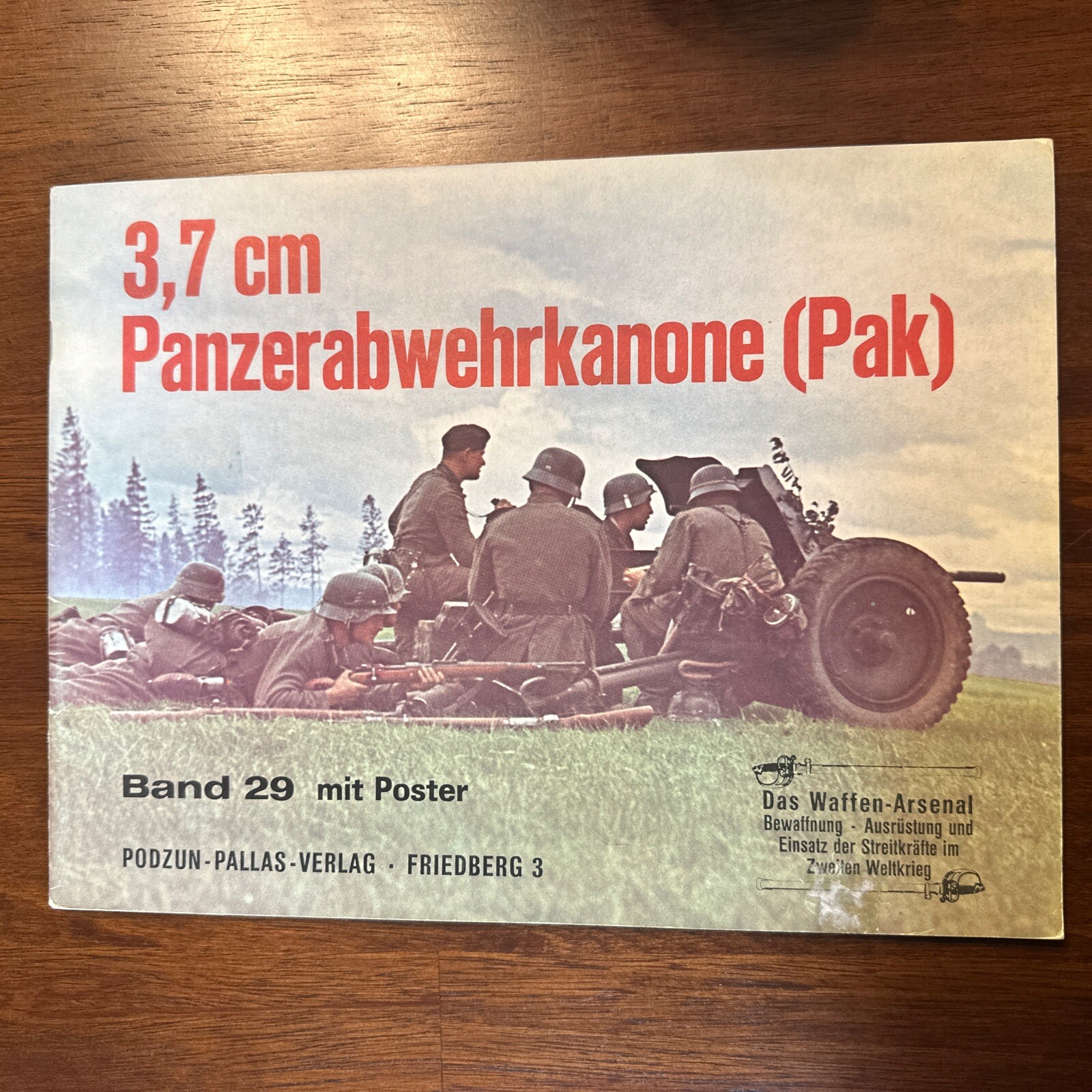 Waffen Arsenal 3,7 cm Panzerabwehrkanone (Pak) Trade Paperback Book From Germany