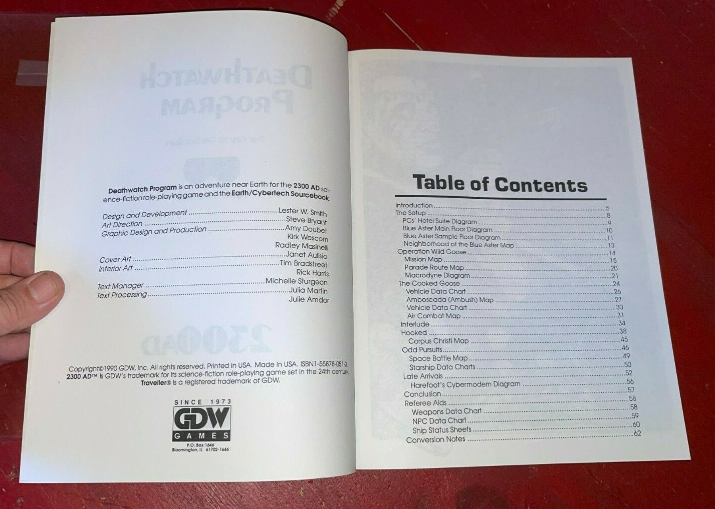 2300AD RPG Deathwatch Program 1016 Traveller GDW 1990
