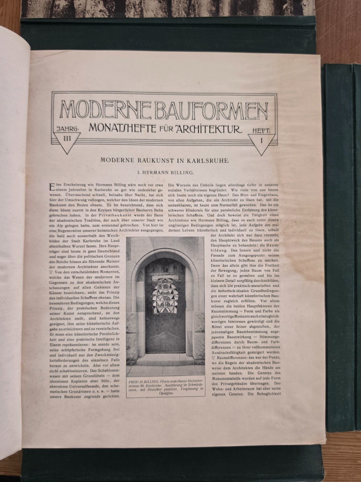 1904 Moderne Bauformen – M. J. Gradl – 84 Mostly Color Plates – Art Nouveau
