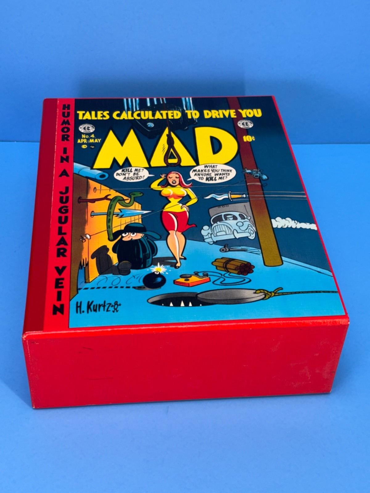 EC Library Mad Magazine Comic Volume 4 in B&W and Slipcase Box