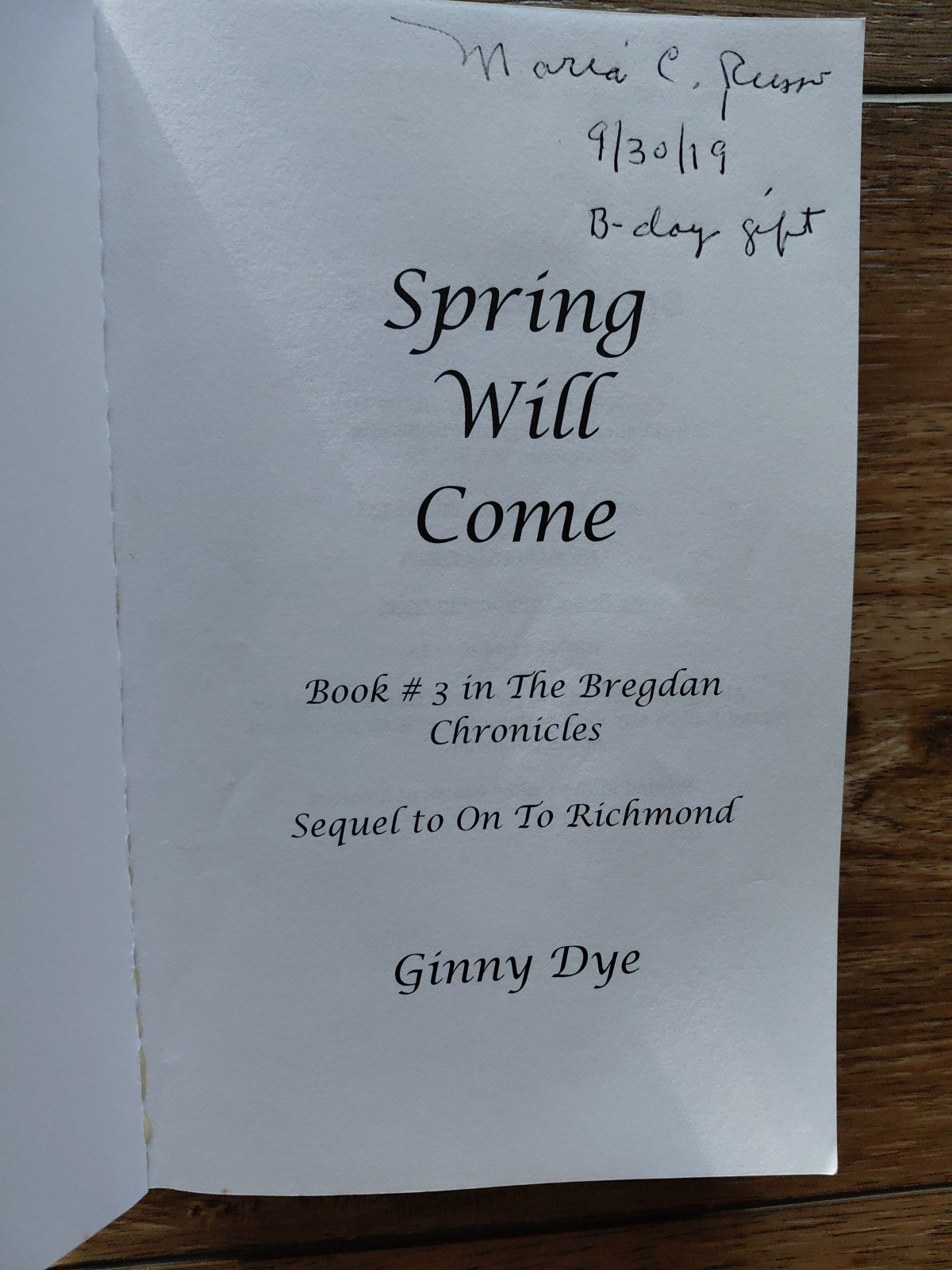 Bregdan Chronicles Set Ginny Dye Lot 3 Spring Will Come Misty Shadows BUN2