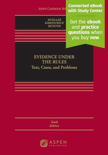 Evidence Under the Rules: – Hardcover, by Christopher B. Mueller; – Very Good z
