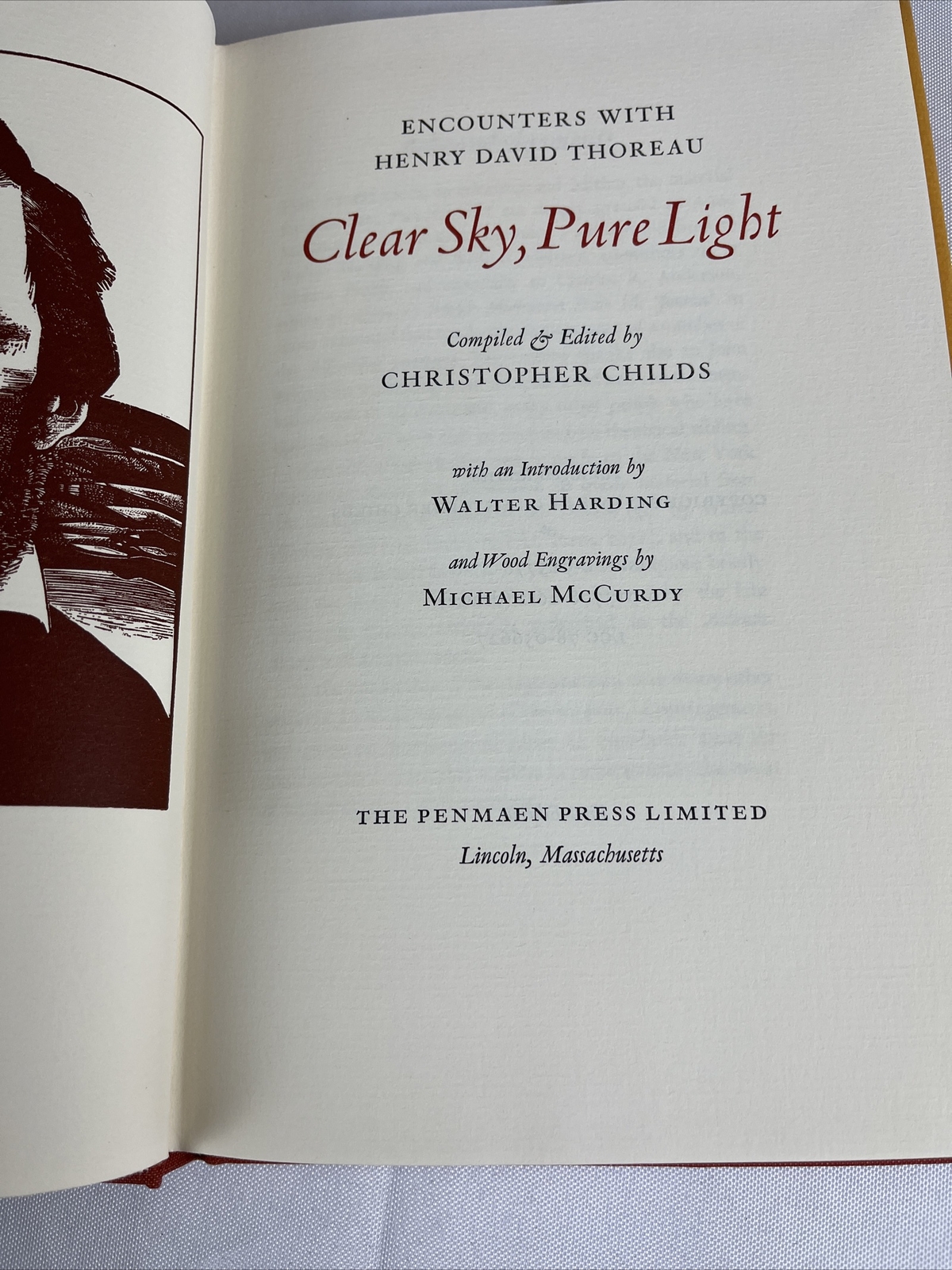 CHILDS, Christopher. Clear Sky, Pure Light – 1978 – First Edition – HC with DJ