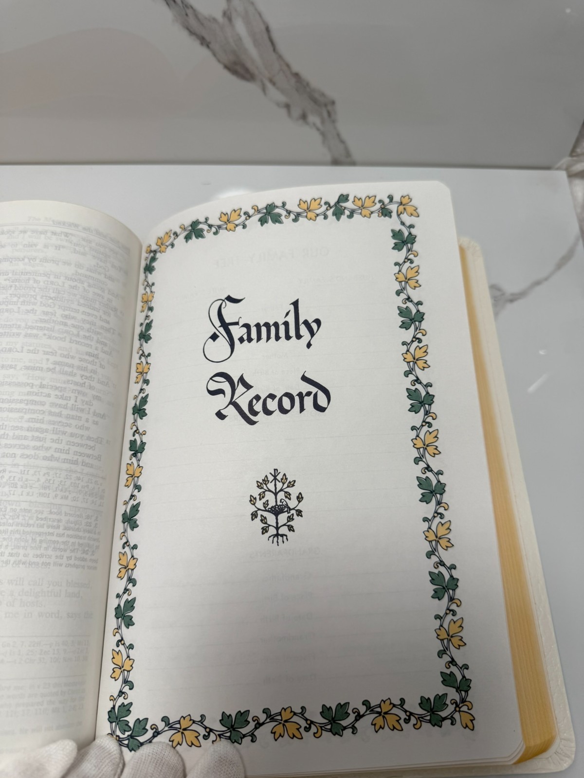 New American Bible White Leatherette Cover – Good Condition – 1991 Revised Psalm