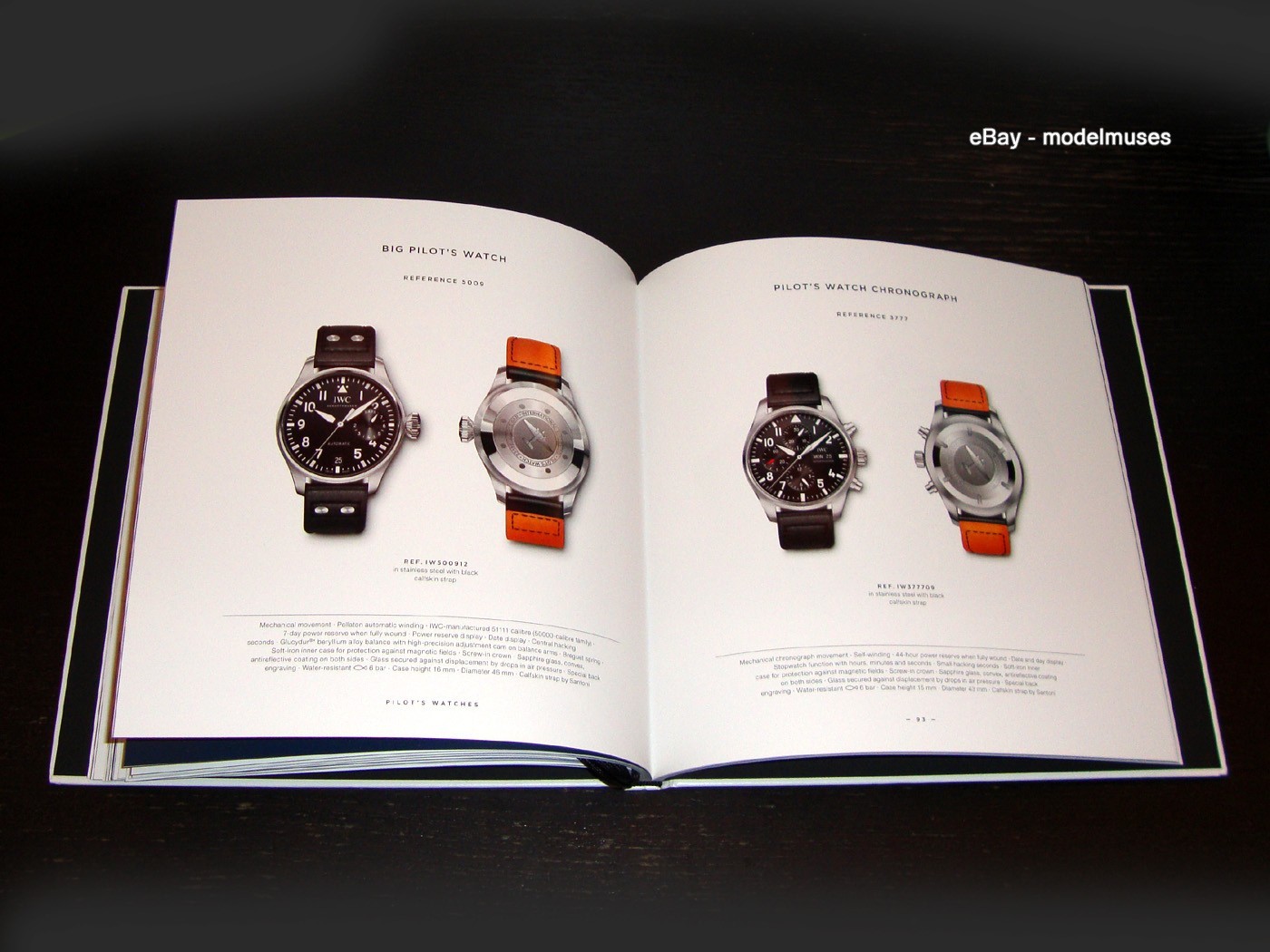 IWC SCHAFFHAUSEN Luxury Watch HARDCOVER CATALOG 2017 2018 – 138 Pages