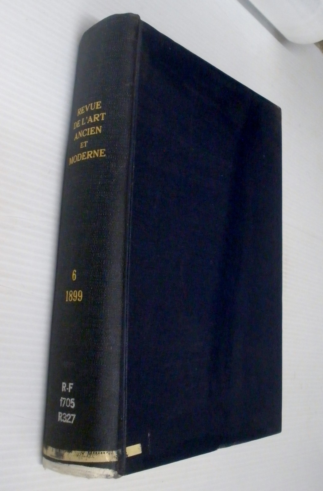 1899 LA REVUE DE L’ART ANCIEN ET MODERNE bound 512 pages Jules Comte