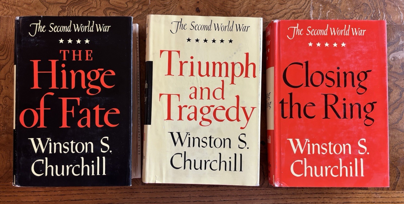 Winston Churchill Second World War Complete 6 Volume Set BOMC Dust Jackets