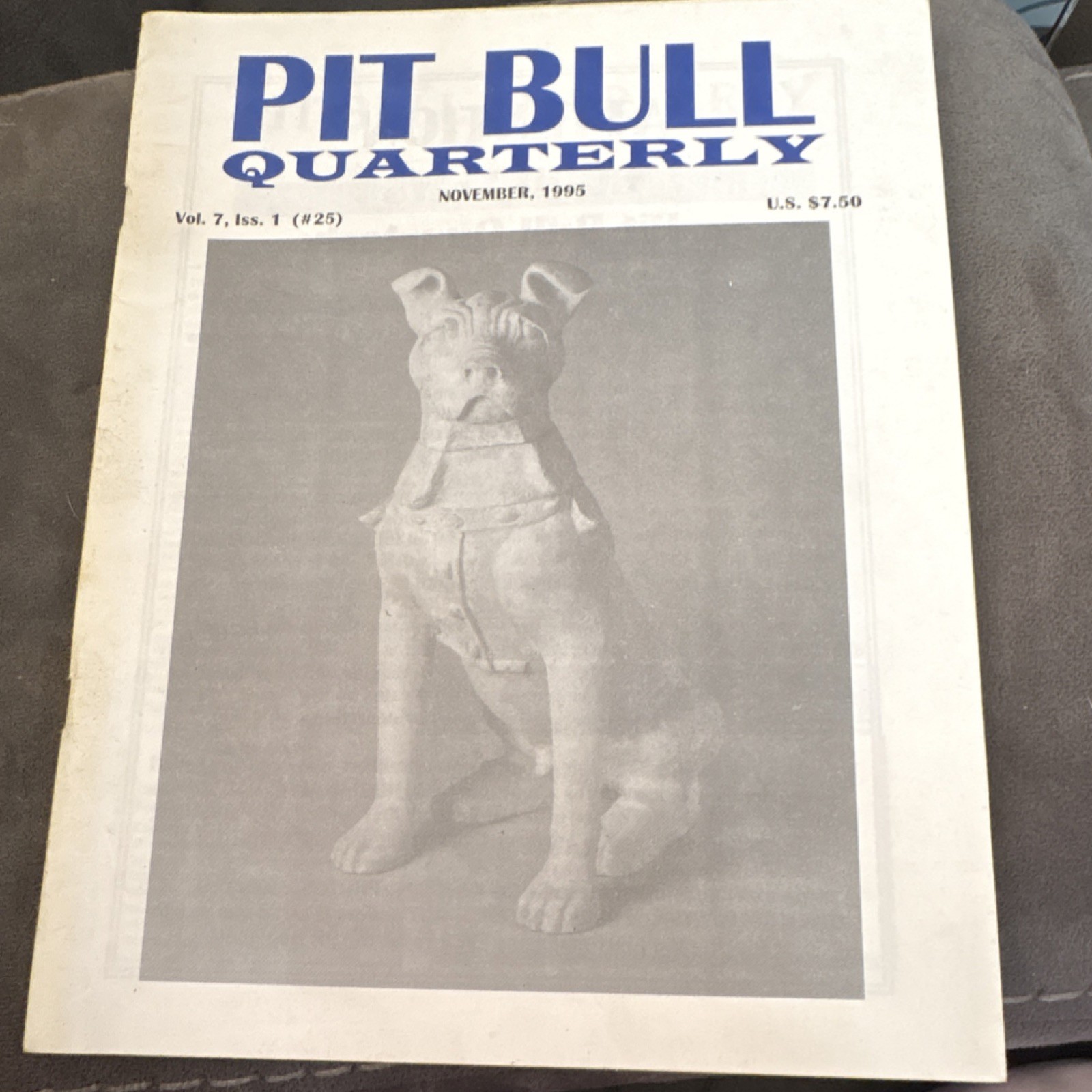 Pit Bull Quarterly Magazine Vol. 7 Issue 1 November 1995 Pit Bulls