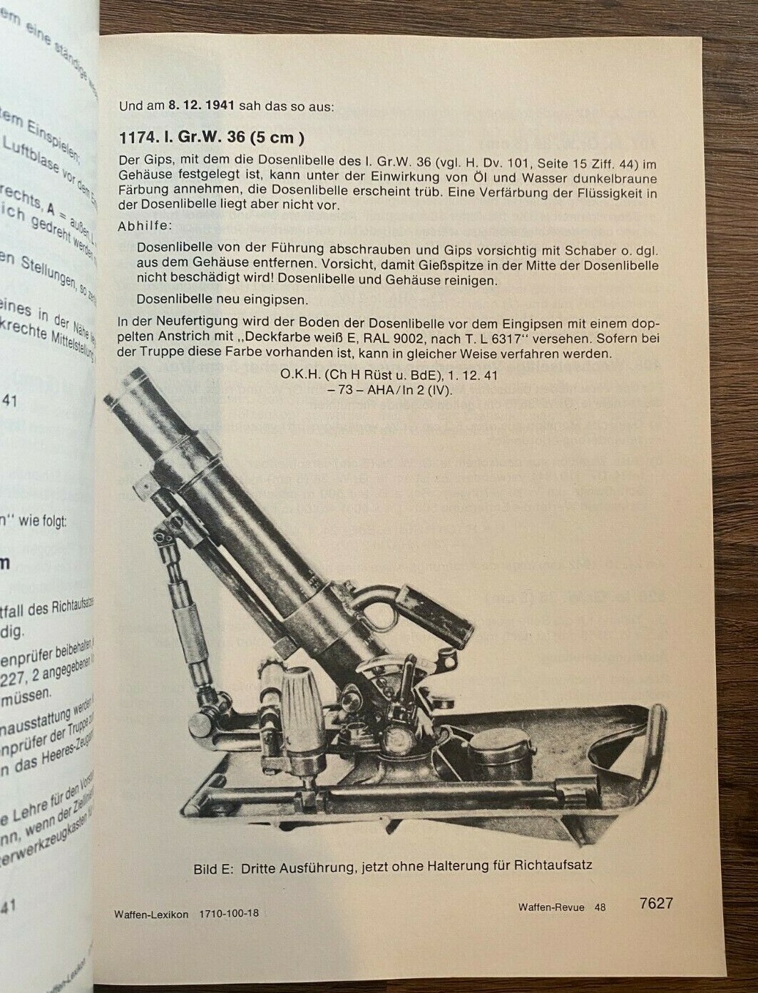 WAFFEN REVUE, Nr. 48 1983, Leichter Granatwerfer 36 5cm German Military Magazine