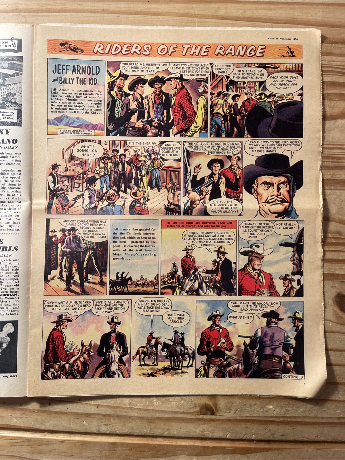 Eagle Comic X10 G to VG 1956 Vol 7 #40 to 49 Consecutive, Dan Dare