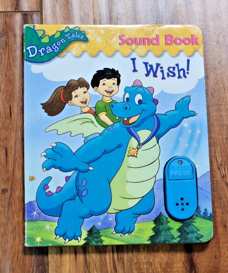 Dragon Tales I Wish Interactive Sound Book Works 2007 Ages 3+