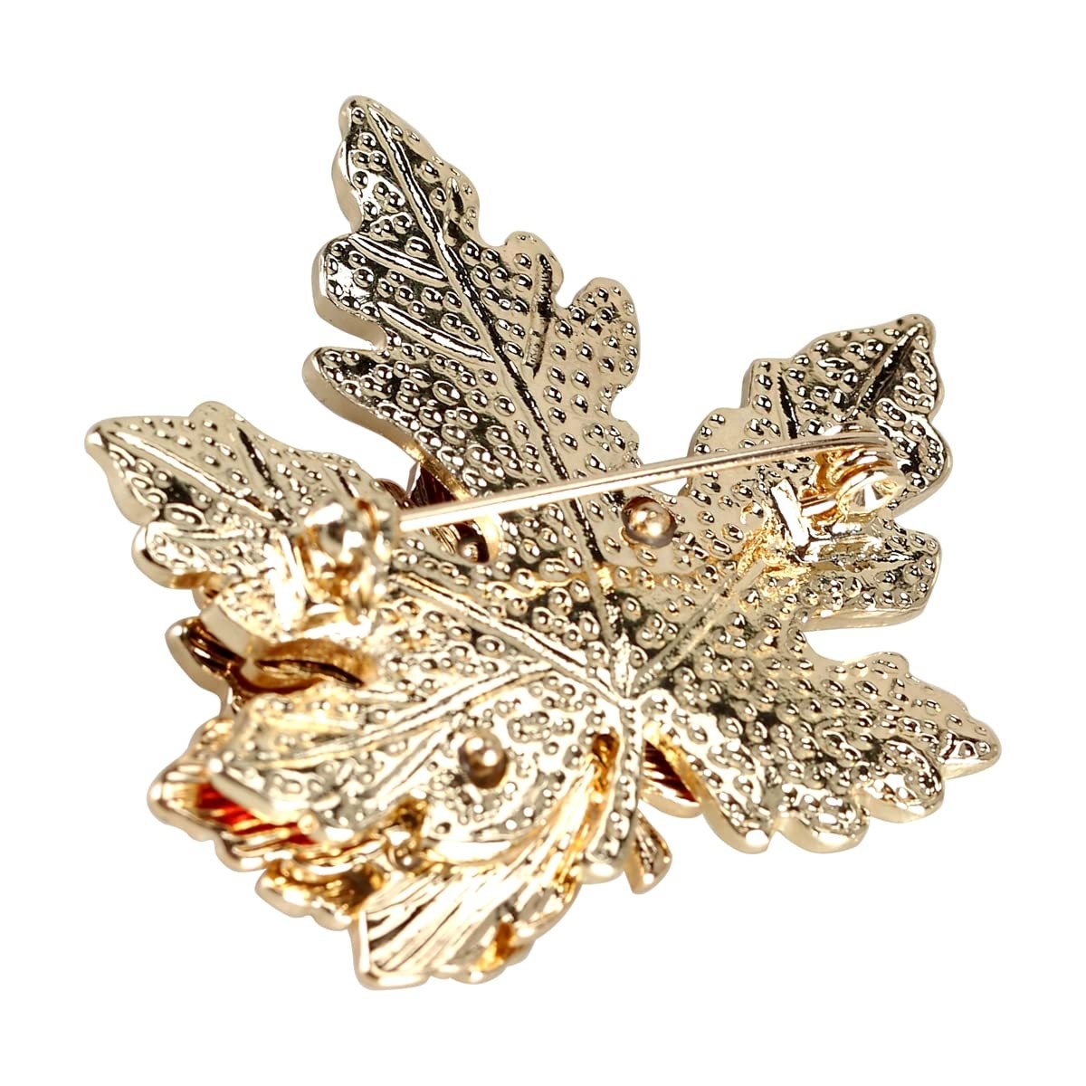 BinaryABC Thanksgiving Brooch Pin,Autumn Fall Approx. 4.2×5 cm, Random color