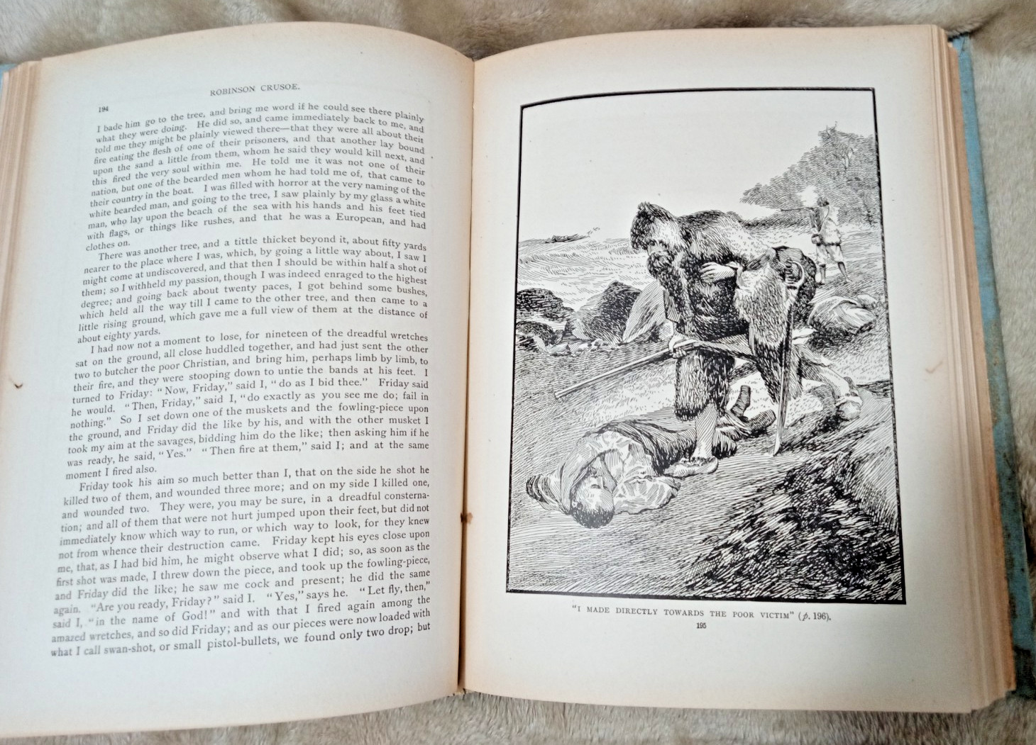 LIFE AND STRANGE ADVENTURES OF ROBINSON CRUSOE: Daniel Defoe HC 117 ILLS W.