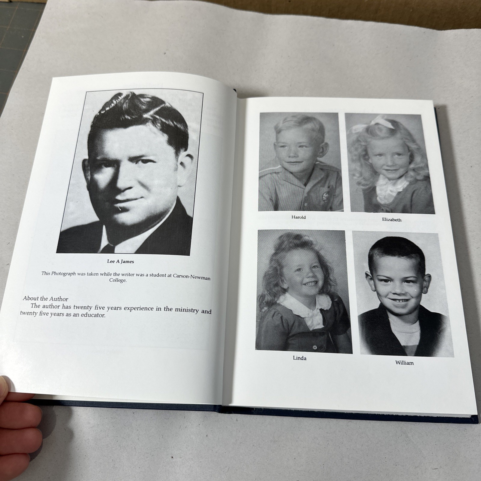 Autobiography Lee Alexander James 1996 Alexander County North Carolina Preacher